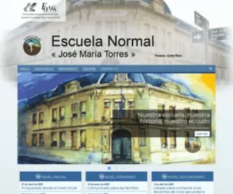 Escuelanormalparana.edu.ar(Escuela Normal) Screenshot