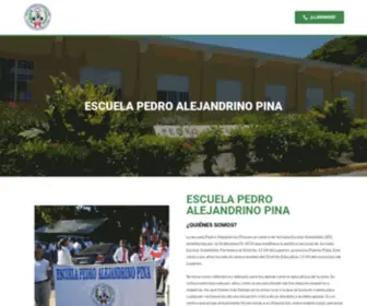 Escuelapedropina.com(Escuela Pedro Alejandrino Pina) Screenshot