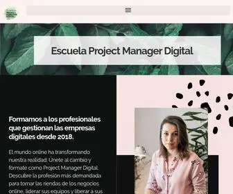 Escuelaprojectmanagerdigital.com(Escuela Project Manager Digital) Screenshot