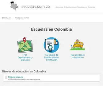 Escuelas.com.co(Directorio de Jardines) Screenshot