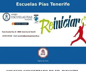 Escuelaspiastenerife.es(Escuelas Pías Tenerife) Screenshot