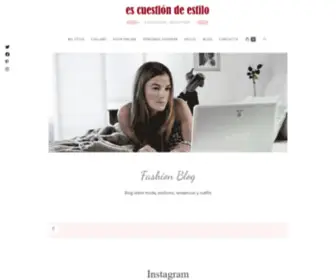 Escuestiondestilo.com(Fashion Blog) Screenshot