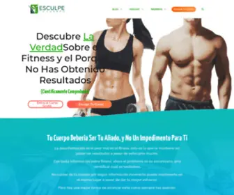 Esculpetucuerpo.com(Esculpe tu cuerpo) Screenshot