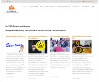 ESD-Berater.de(Effektiver ESD Schutz) Screenshot