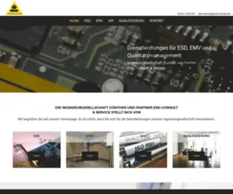 ESD-Consult.de(Ingenieurgesellschaft Günther und Partner) Screenshot