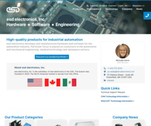 ESD-Electronics-Usa.com(Esd electronics) Screenshot
