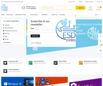 Esdcodes.com(Product Keys for Windows) Screenshot