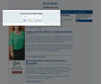 Esdeayuda.com(Es de Ayuda) Screenshot