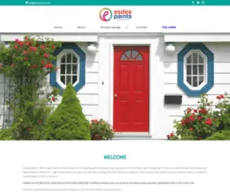 Esdeepaints.com(Esdee Paints Limited) Screenshot