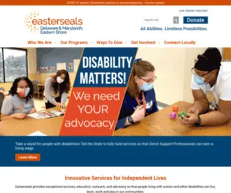 Esdel.org(Easterseals) Screenshot