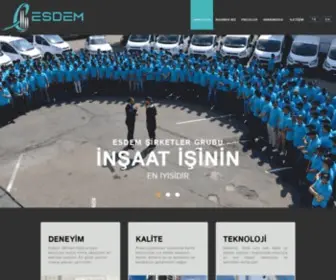 Esdem.com(Esdem Uluslararasi Insaat) Screenshot