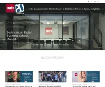 Esden.co(Esden Business School) Screenshot