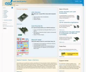 ESD.eu(Esd develops and manufactures hardware and software for the industry. Special focus) Screenshot