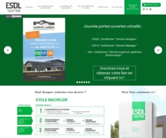 ESDL.fr(Ecole Supérieure de Design des Landes) Screenshot