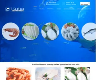 Eseafoodexports.com(E Seafood Exports) Screenshot