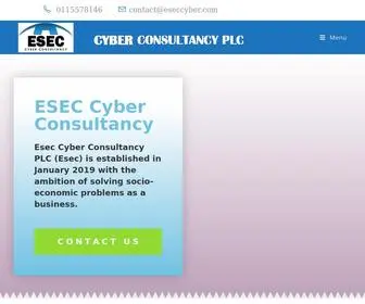 Eseccyber.com(ESEC) Screenshot