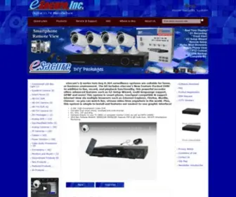 Esecurecctv.com(Best Home Security System) Screenshot