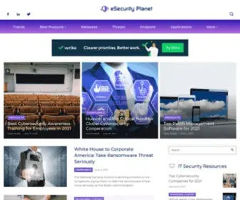 Esecurityplanet.com(Esecurity planet) Screenshot