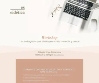 Eseidetica.com(Es eidética) Screenshot