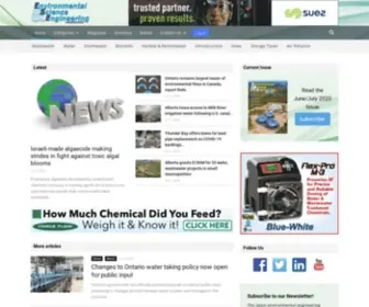 Esemag.com(Environmental Science & Engineering Magazine) Screenshot