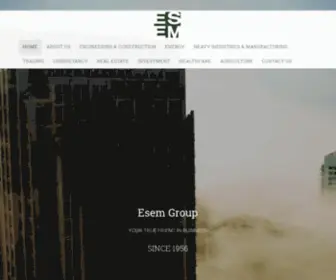 EsemGroup.net(Esem Group) Screenshot