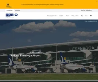 Esenbogaairport.com(Ankara) Screenshot