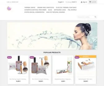 Esenciasdeluna.com(Cosmetica ecologica online certificada con ingredientes de calidad) Screenshot