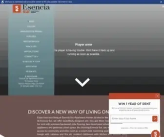 Esenciasur.com(Esencia Sur Apartment Homes) Screenshot