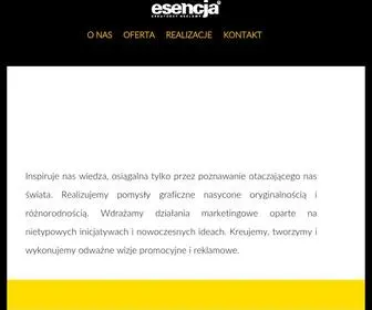 EsencJa.net(Kreatorzy reklamy) Screenshot