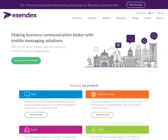 Esendex.co.uk(Esendex UK) Screenshot