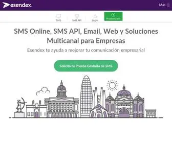 Esendex.es(Descubre nuestras soluciones de comunicación móvil) Screenshot