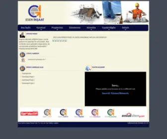 Esenharitainsaat.com(Esen) Screenshot