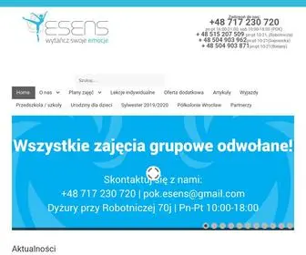 Esens.com.pl(Szkoła) Screenshot