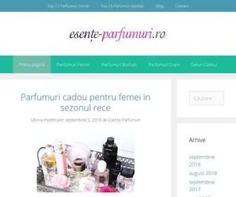 Esente-Parfumuri.ro(Informatii Parfumuri Femei si Barbati) Screenshot