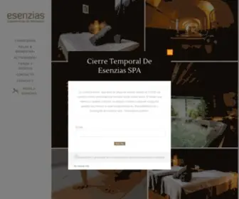 Esenzias.es(Centro integral de bienestar) Screenshot