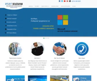 Eserbilgisayar.net(Eser Bilgisayar Satış Teknik Servis ve Bilişim Hizmetleri) Screenshot