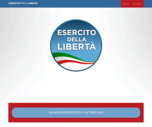 Esercitodellaliberta.it(Dit domein kan te koop zijn) Screenshot