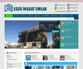 Eserinsaatemlak.com(ESER İnşaat Emlak Altınkum) Screenshot