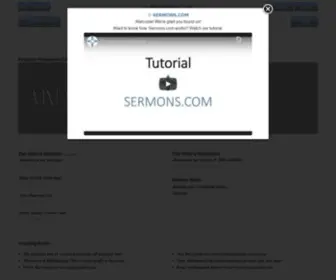 Esermons.com(Sermon and Worship Resources) Screenshot