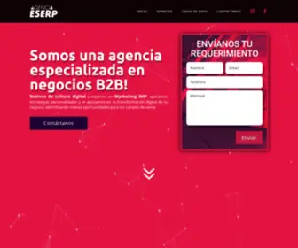 Eserp.cl(Agencia Digital & Marketing 360º) Screenshot