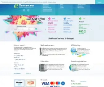 Eserver.eu(Hosting Operator) Screenshot