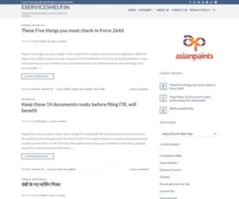 Eserviceshelp.in(Income Tax and Goods and services tax updates) Screenshot