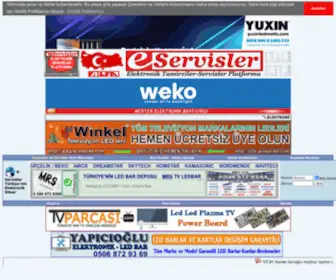 Eservisler.com(Eservisler Türkiye'nin Elektronik Sitesi) Screenshot
