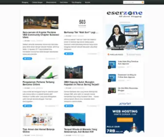 Eserzone.com(Tempat Berbagi Cerita dan Berbagi Berita) Screenshot