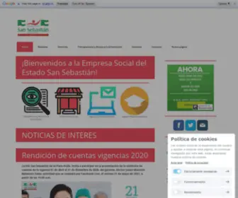 Esesansebastian.com(San Sebastian) Screenshot