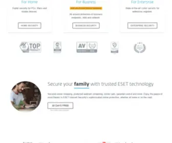 Eset-CA.com(Malware Protection & Internet Security) Screenshot