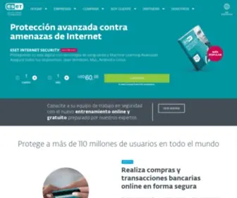 Eset.com.do(Soluciones antivirus y de seguridad de Internet) Screenshot