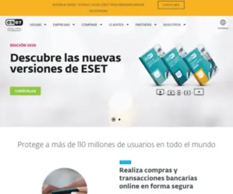 Eset.com.gt(Soluciones antivirus y de seguridad de Internet) Screenshot