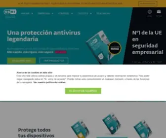 Eset.es(Soluciones antivirus y seguridad en Internet) Screenshot