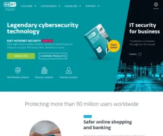 Eset.ie(Antivirus and Internet Security Solutions) Screenshot